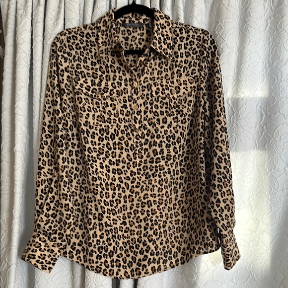 Lisa Rinna Collection Leopard Print Blouse - Picture 2 of 6
